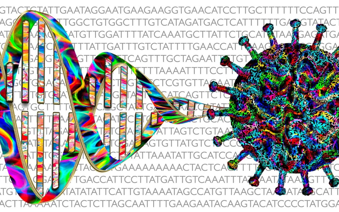 Las frecuencias afectan el ADN de los virus pero no el ADN humano.